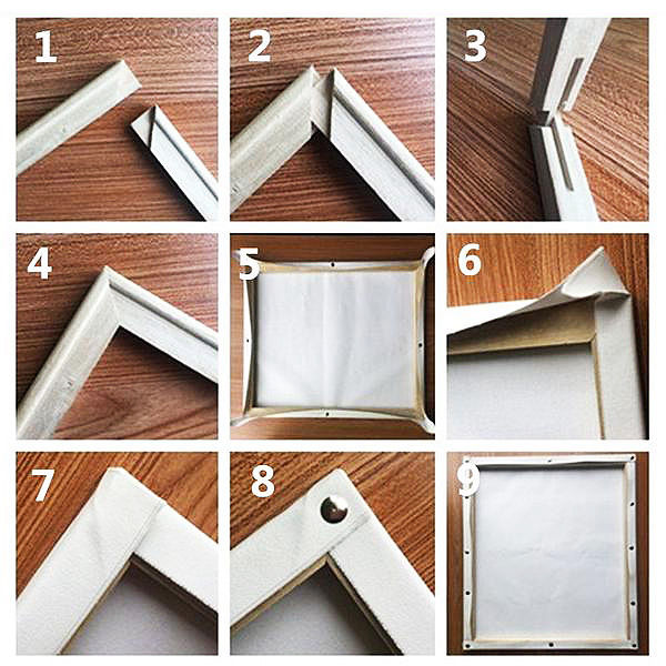 フレームは簡単組み立て